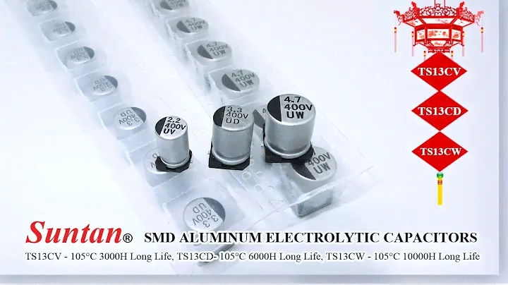 Suntan Long Life SMD Aluminum Electrolytic Capacitors